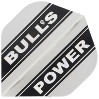 Bull&#39;s Powerflite, transparent-schwarz, 3 Stück