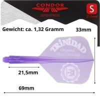 Condor Dartflight Zero Stress, Trinidad, Small S, short, purple, Gr. S, 21,5mm