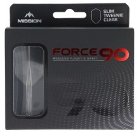 Force 90, Flight & Shaft System, slim, tweenie, transparent