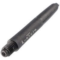 L-Style Schaft Laro Carbon, schwarz, 19mm, 3 Stück