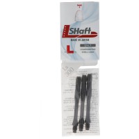 L-Style L-Schaft Lock Slim, 30mm, schwarz, 3 Stück